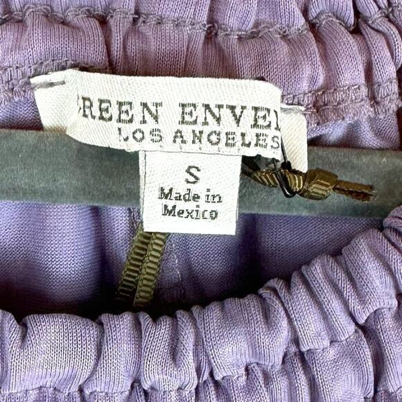 Green Envelope Double Strap High Neck Tank Lavender Size S - Picture 8 of 9